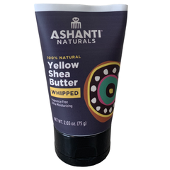 ASHANTI NATURALS 100% Natural Yellow Shea Butter - Whipped