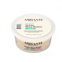 ASHANTI NATURALS 100% Natural White Shea Butter - Solid