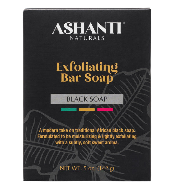 Exfoliating Black Soap Bar - 5 oz