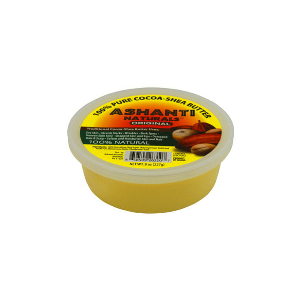 100% Pure & Smooth African Cocoa Shea Butter - 8 oz.