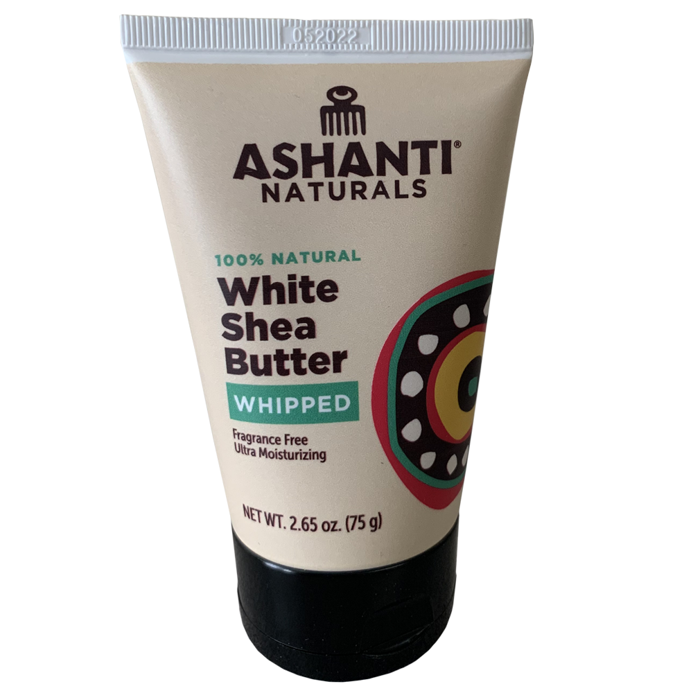 100% Creamy African Whipped White Shea Butter Tube 2.65 Oz